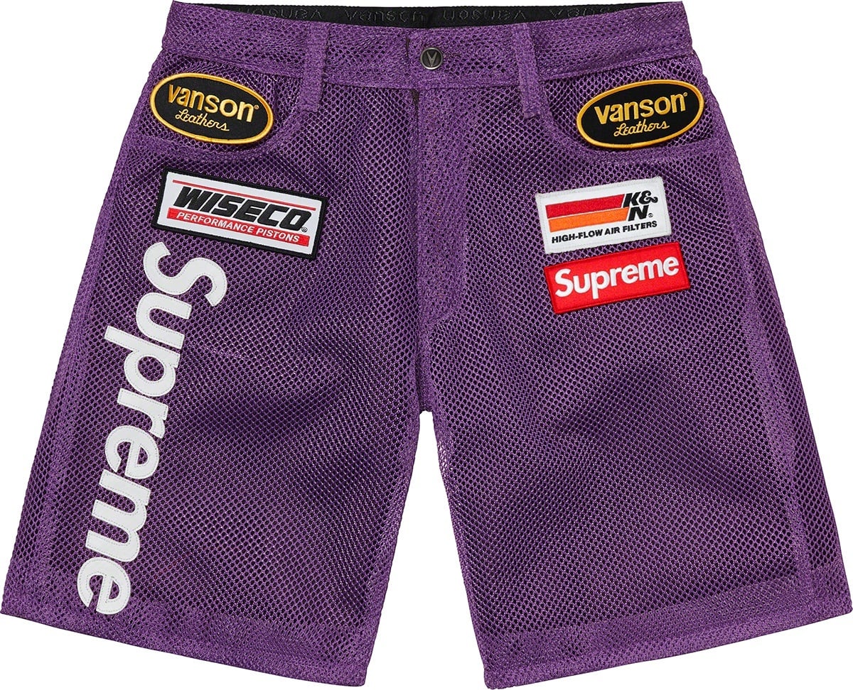 Supreme®/Vanson Leathers® Cordura® Mesh Short view 9